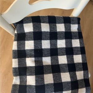 Chappy Wrap Blanket - navy and white check